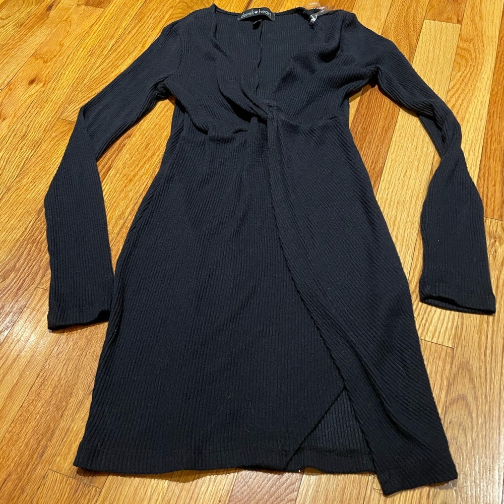 Derek Heart Black Juniors Dress